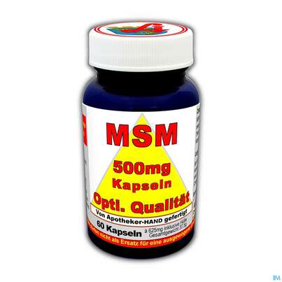 Msm Kapseln 500mg Optimal.qualitaet 60st, A-Nr.: 3958672 - 01