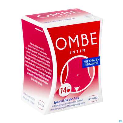 Sie sehen eine Packung Ombe Intim Kapseln Vegan 14st, Produktbild: 02 Ombe Intim Kapseln Vegan 14st, A-Nr.: 3005096 - 02