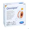 Sie sehen eine Packung Fixierpflaster Omnipor 5mx 1,25cm 1st, Produktbild: 03 Fixierpflaster Omnipor 5mx 1,25cm 1st, A-Nr.: 1566040 - 03