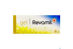 Sie sehen eine Packung Revamil Medizinischer Honig 18g Gel 4st, Produktbild: 01 Revamil Medizinischer Honig 18g Gel 4st, A-Nr.: 4018095 - 01