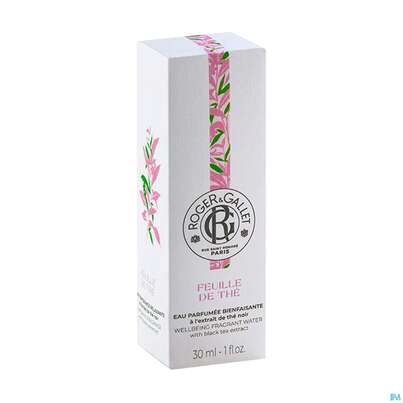 Sie sehen eine Packung Roger&gallet Feuille De Thé Duftendes Wohlfühl-wasser 30ml, Produktbild: 04 Roger&gallet Feuille De Thé Duftendes Wohlfühl-wasser 30ml, A-Nr.: 5668872 - 04