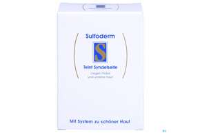 Sie sehen eine Packung Seifen Sulfoderm-s Teint Syndet 100g, Produktbild: 01 Seifen Sulfoderm-s Teint Syndet 100g, A-Nr.: 0645323 - 01