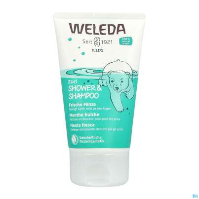 Shampoon Weleda 2in1 +shower Frische Minze 150ml, A-Nr.: 4782502 - 03