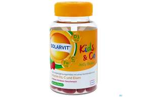 Solarvit Kids+co Jelly Beans Vit D3 800ie Vit C 30mg Eisen 6mg 90st, A-Nr.: 5428688 - 01