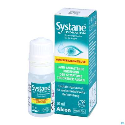 Augentropfen Systane/hydration Benetzungstropfen Unkonserviert 10ml, A-Nr.: 5423662 - 04