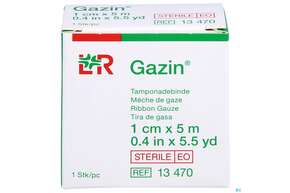 Tamponadebinden Gazin Gero Steril 5mx 1cm 1st, A-Nr.: 4124354 - 01