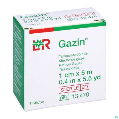 Tamponadebinden Gazin Gero Steril 5mx 1cm 1st, A-Nr.: 4124354 - 03