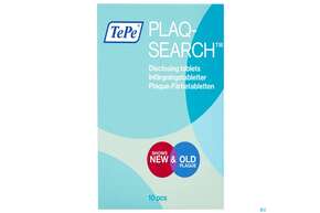 Sie sehen eine Packung Tepe Plaquesearch Tabl 10st, Produktbild: 01 Tepe Plaquesearch Tabl 10st, A-Nr.: 4098013 - 01