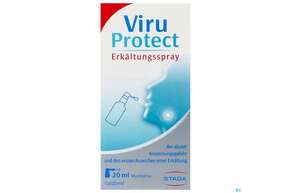 Sie sehen eine Packung Viruprotect Erkaeltungsspray Stada 20ml, Produktbild: 01 Viruprotect Erkaeltungsspray Stada 20ml, A-Nr.: 4626498 - 01