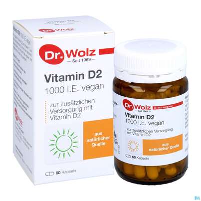 Vitamin D2 Kapseln Vegan Dr.wolz 60584 60st, A-Nr.: 4164796 - 05