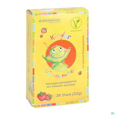 Vitaminchen/kinder Kautabl Erdbeergeschmack Vegetarisch Ohne Gelatine 28st, A-Nr.: 3236795 - 03