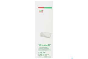 Vlieskompressen Vliwasoft 6fach/unsteril Lose 5x 5cm 100st, A-Nr.: 1372790 - 01