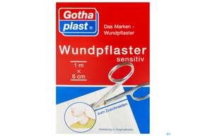 Wundpflaster Sensitiv 1mx 6cm 1st, A-Nr.: 2418382 - 01