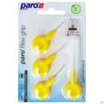 Sie sehen eine Packung Zahnbuersten Paro Flexigrip 2,5mm Gelb 4st, Produktbild: 01 Zahnbuersten Paro Flexigrip 2,5mm Gelb 4st, A-Nr.: 2652706 - 01